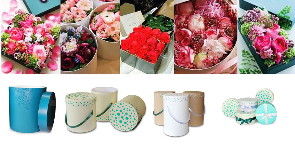 Интернет-магазин "Оазис Цветок" предлагает коробки для цветов различного диаметра по привлекательной цене